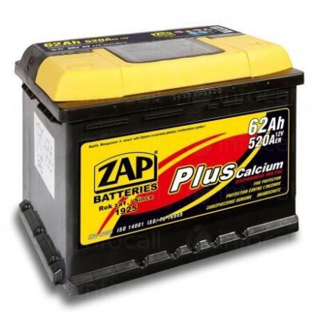 Акумулатор ZAP Plus - AH 62 - RSG Акумулатор ZAP Plus - AH 62 - RSG